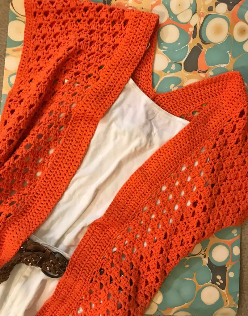 summer crochet cardigan pattern