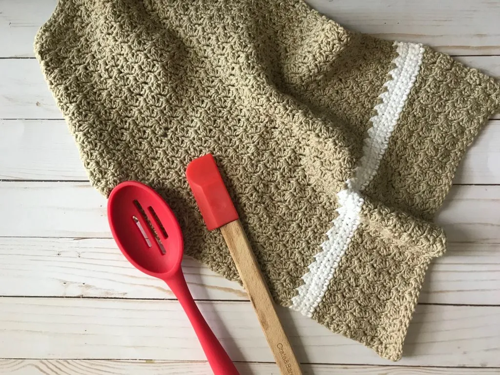 Crochet dishtowel free pattern