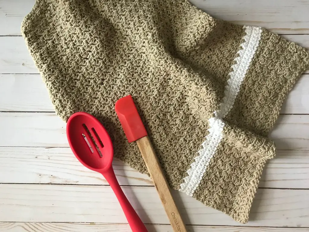 Crochet dishtowel free pattern