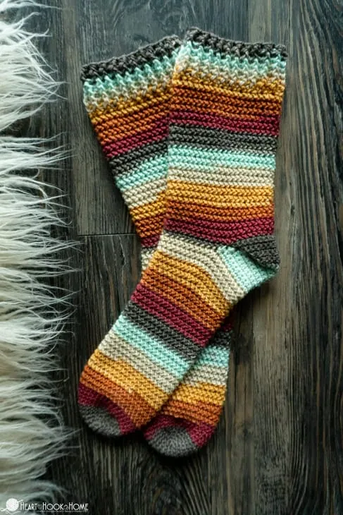 Crochet socks free pattern
