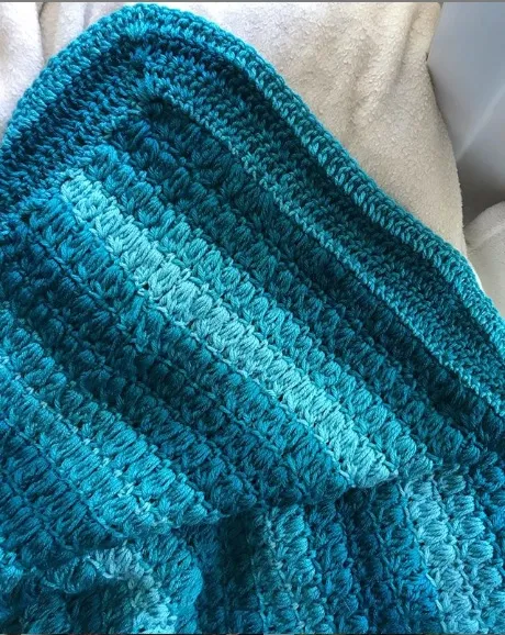 crochet blanket border