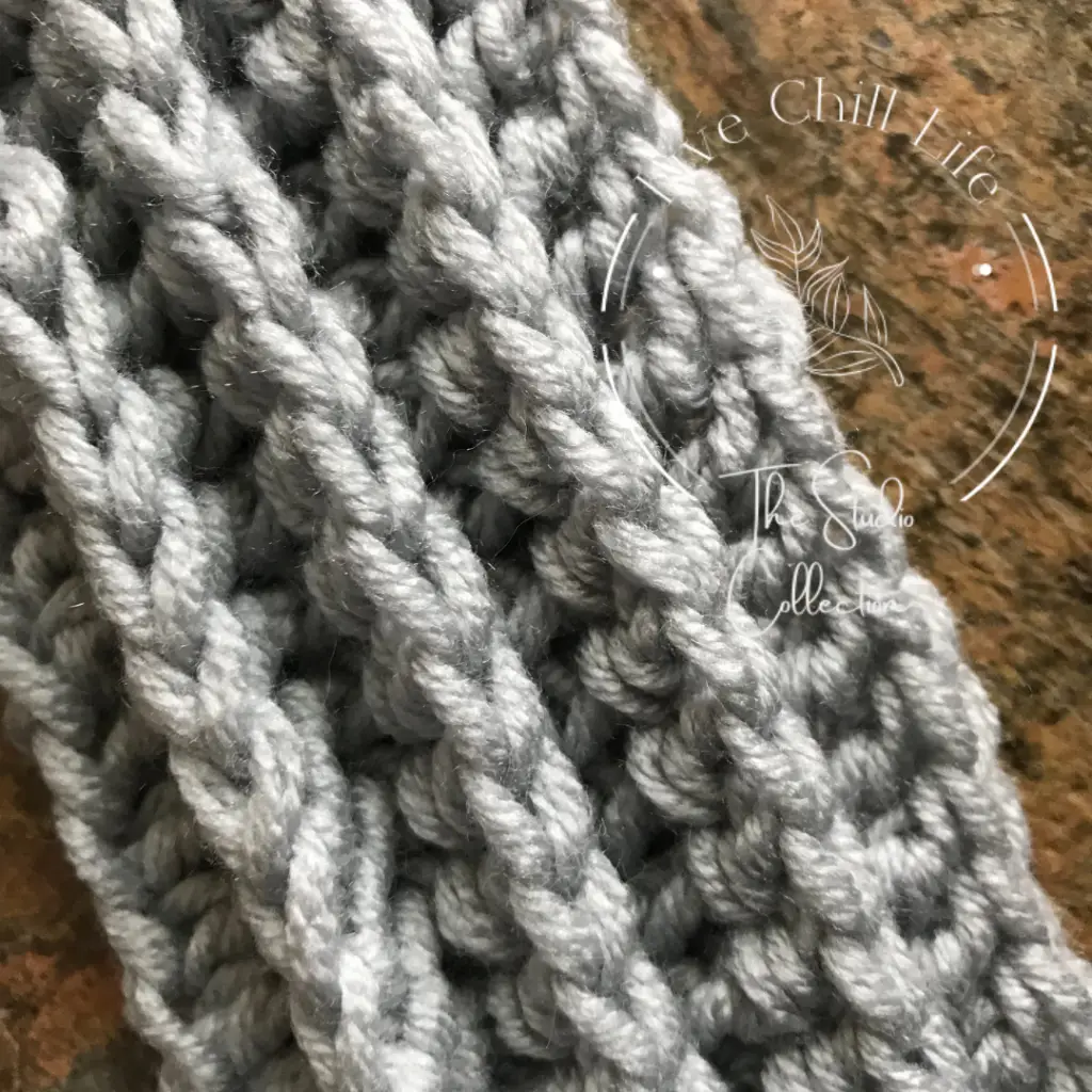Double crochet ribbing