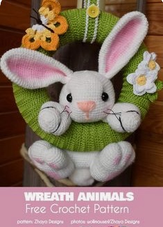 easter door wreath