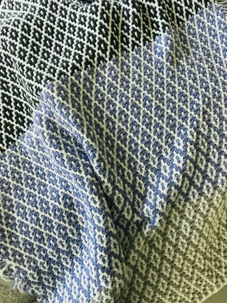 three color crochet blanket pattern