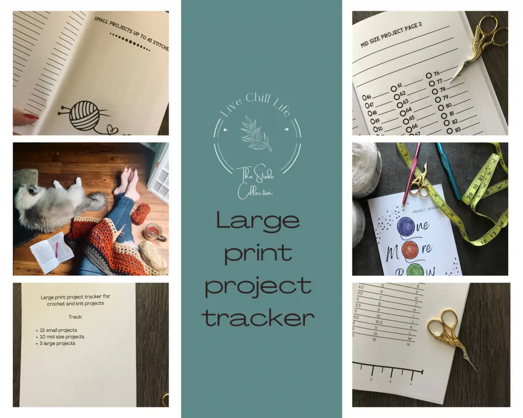 Crochet project tracker