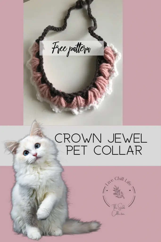 crochet pet collar pattern