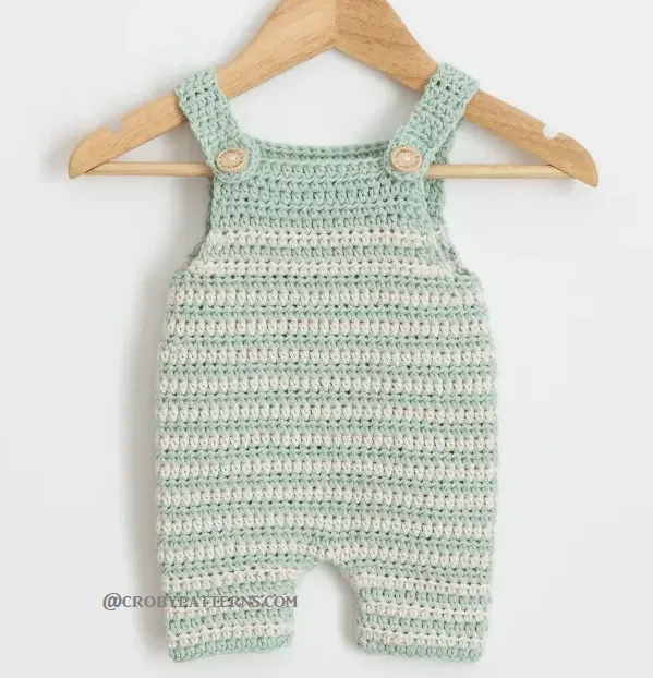 crochet baby romper