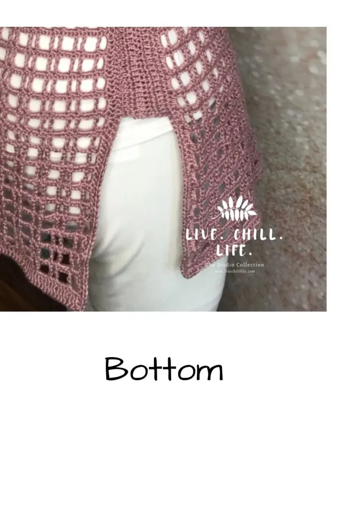 crochet mesh tunic pattern