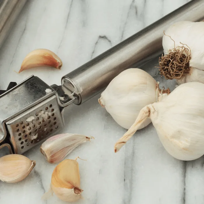garlic press and essential kitchen tool