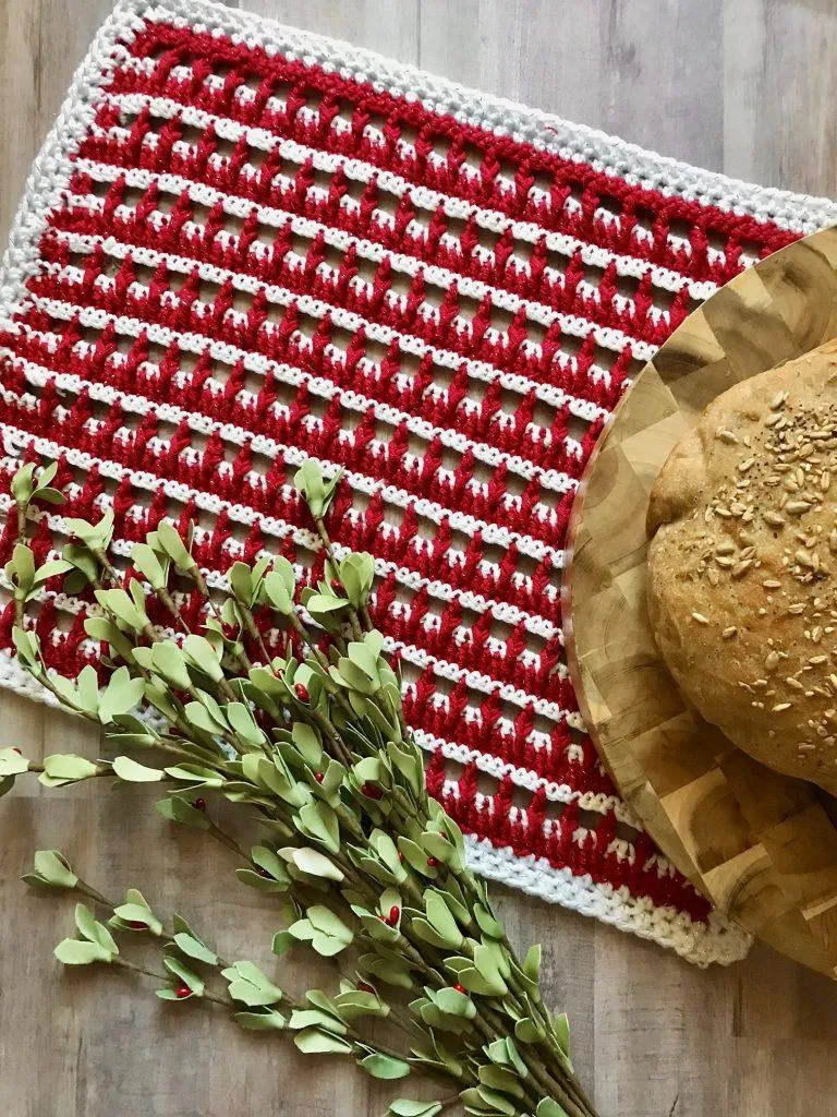 crochet placemat pattern