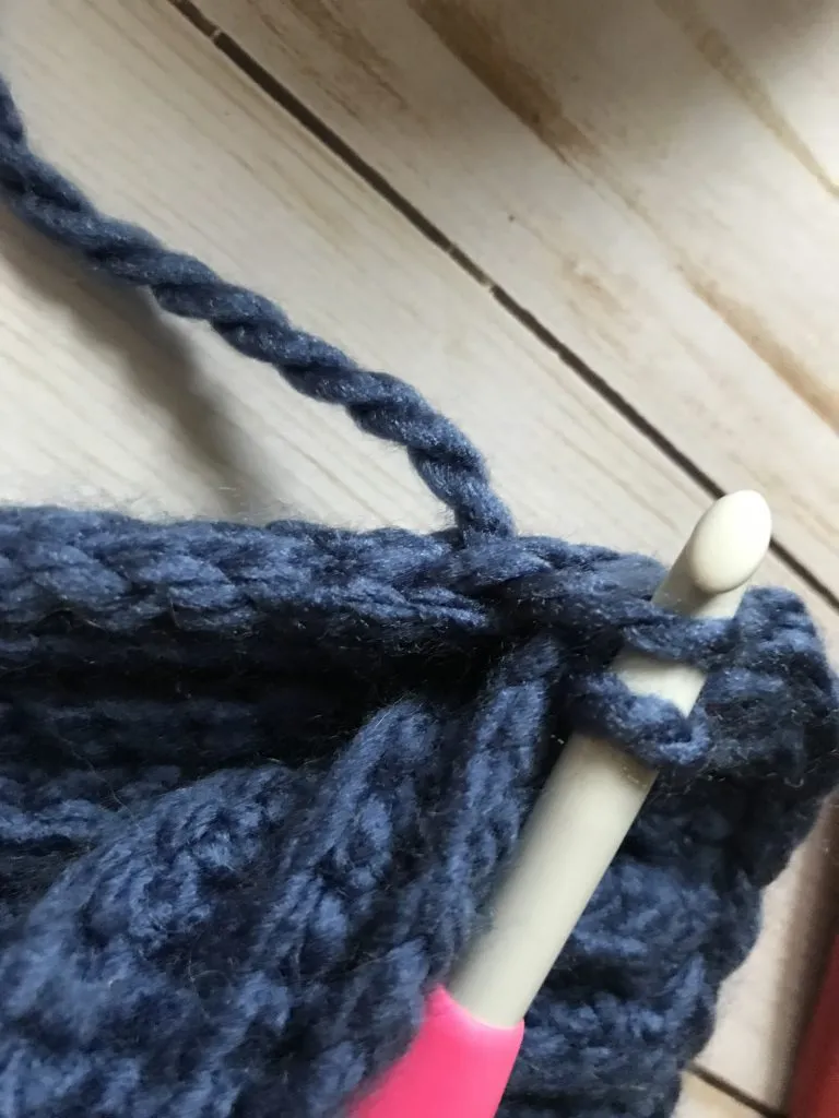 crochet stitch demonstration