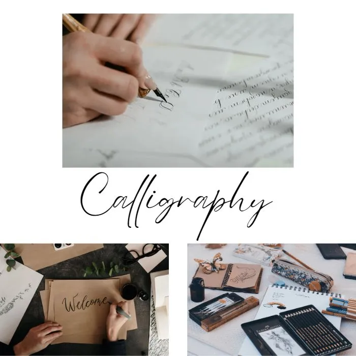 Calligraphy hobby