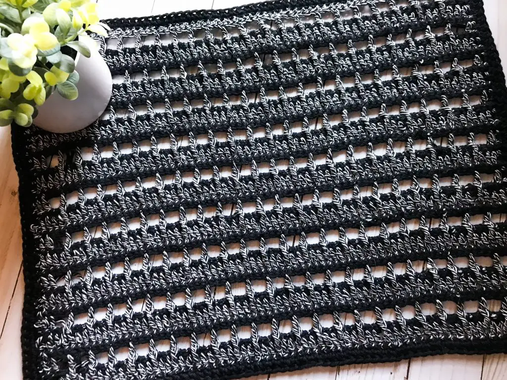 crochet placemat pattern