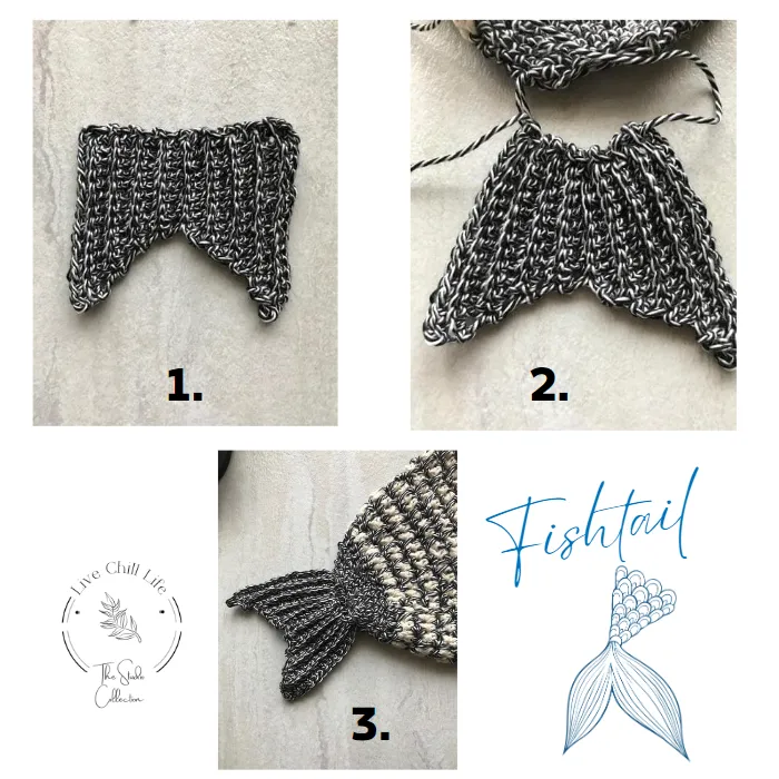 crochet fishtail pattern