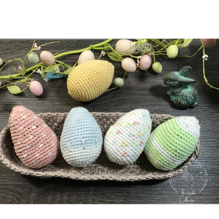 Crochet easter eggs pattern free