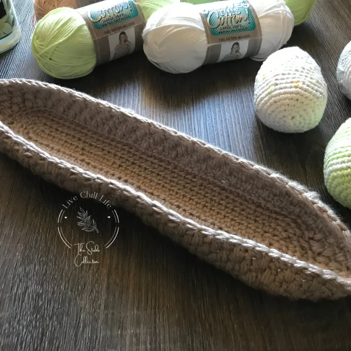 crochet farmhouse basket