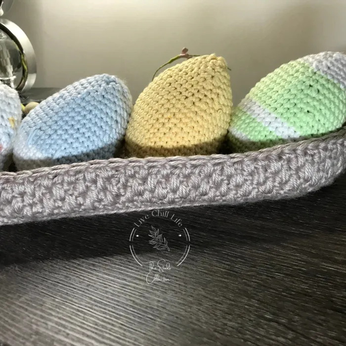 farmhouse crochet basket