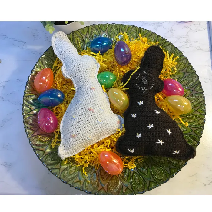 Crochet chocolate bunny pattern