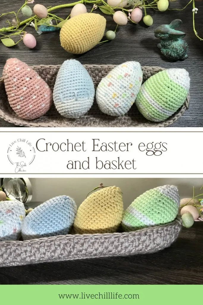 Crochet easter decor