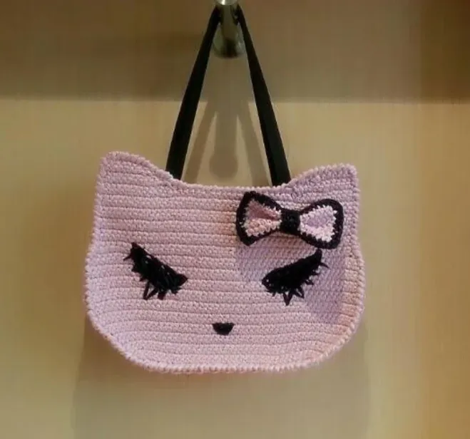 crochet cat bag pattern