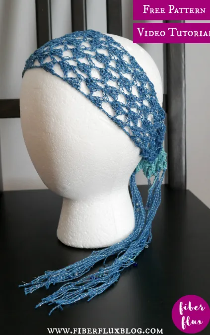 granny square head scarf