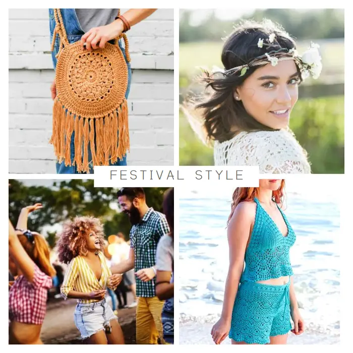 crochet festival wear