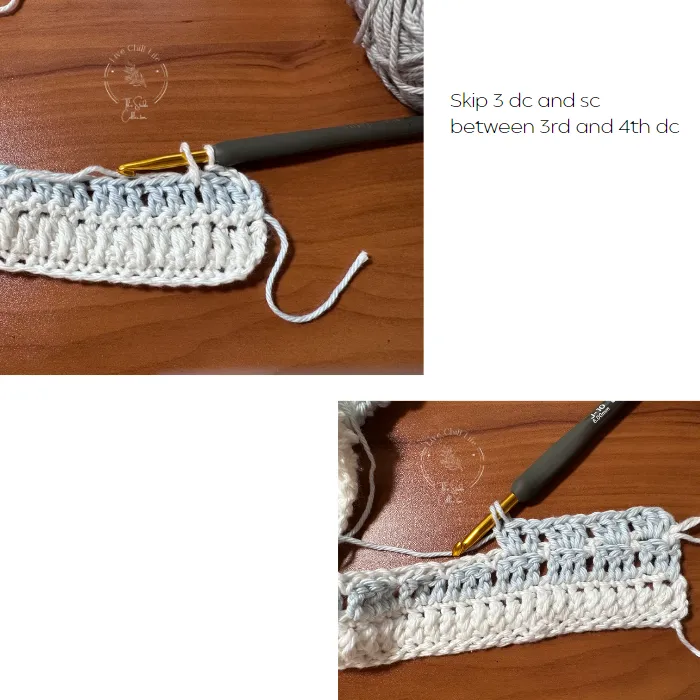 how to crochet the block stitch