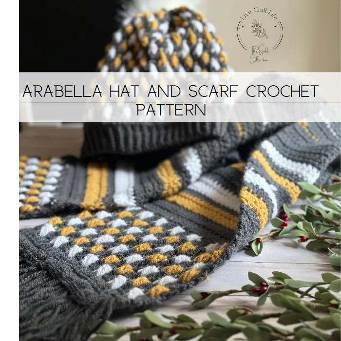 women's free crochet hat and scarf pattern