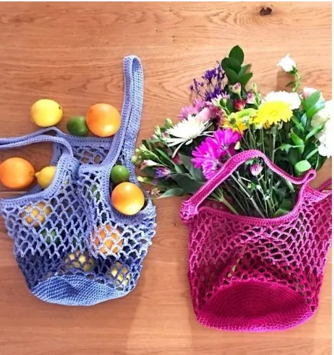 crochet market bags