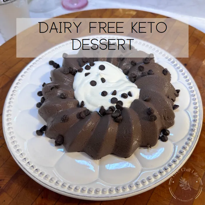 Dairy free keto dessert
