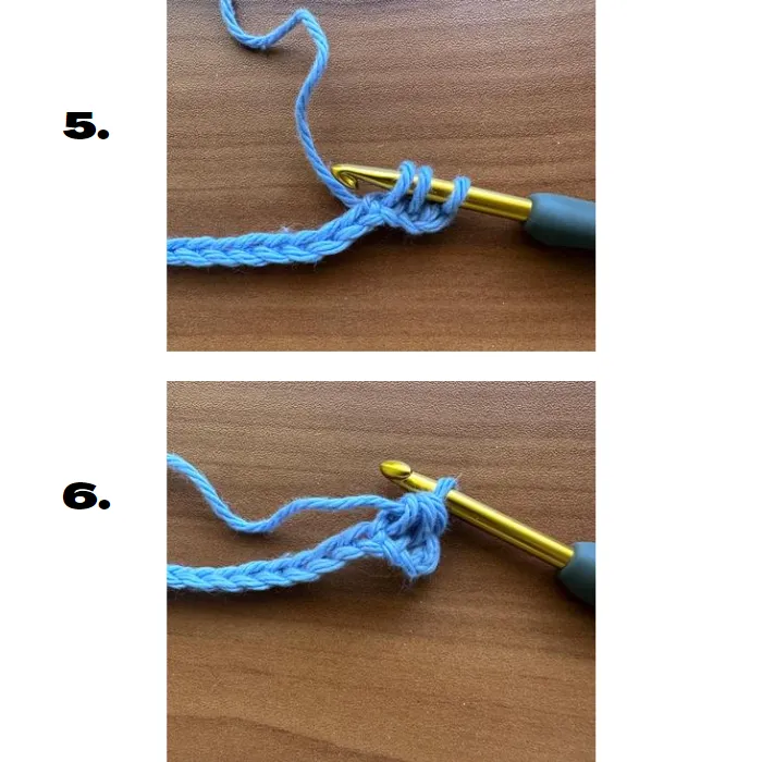 linked single crochet
