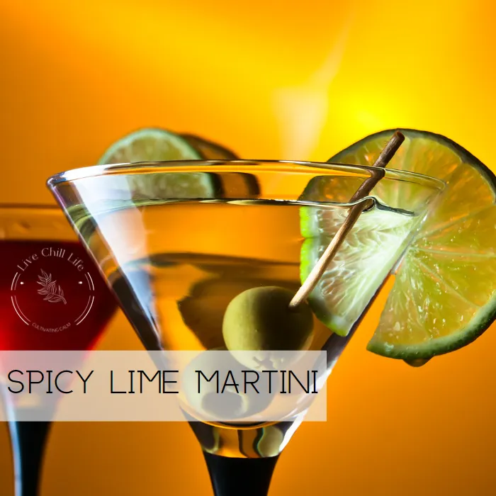Spicy lime martini