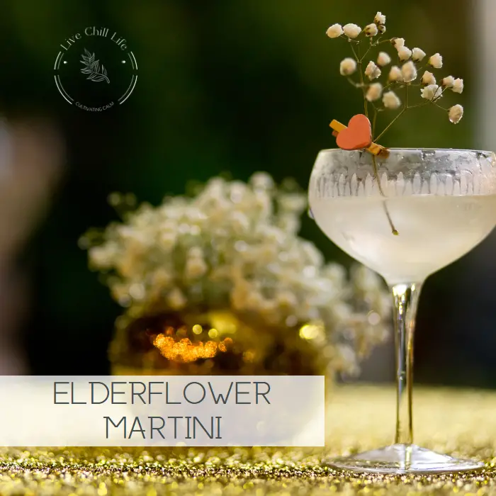 Elderflower martini