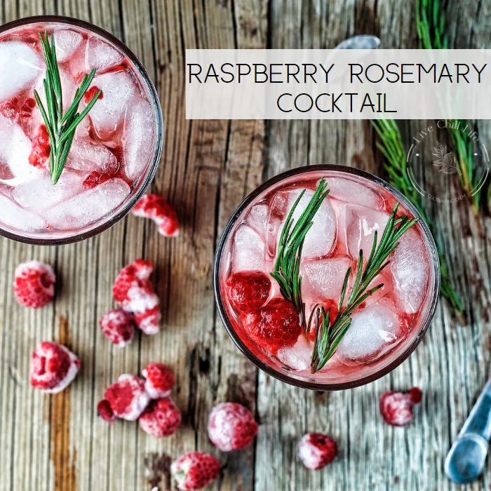 raspberry rosemary martini