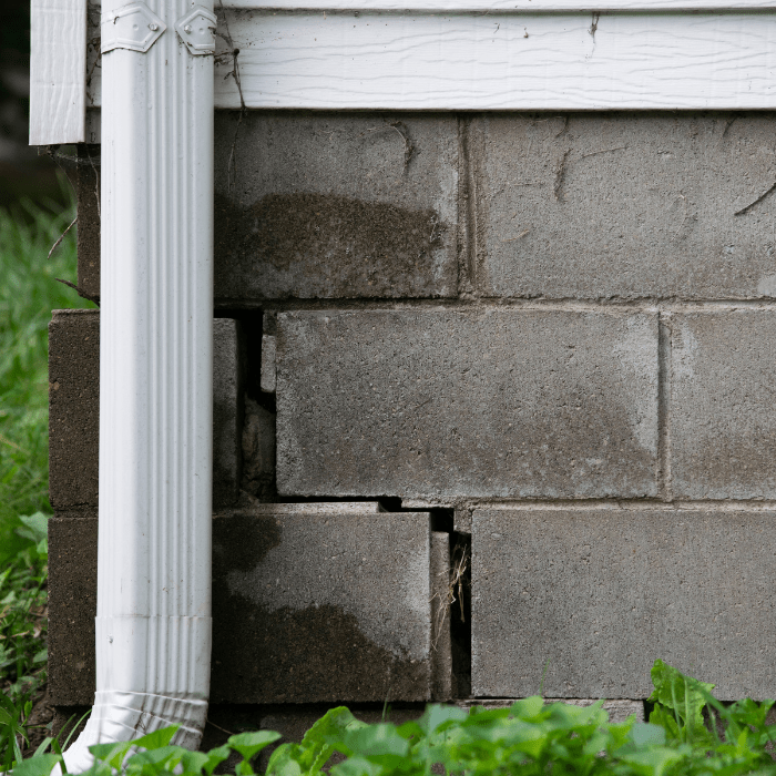 house foundation needing repair signs