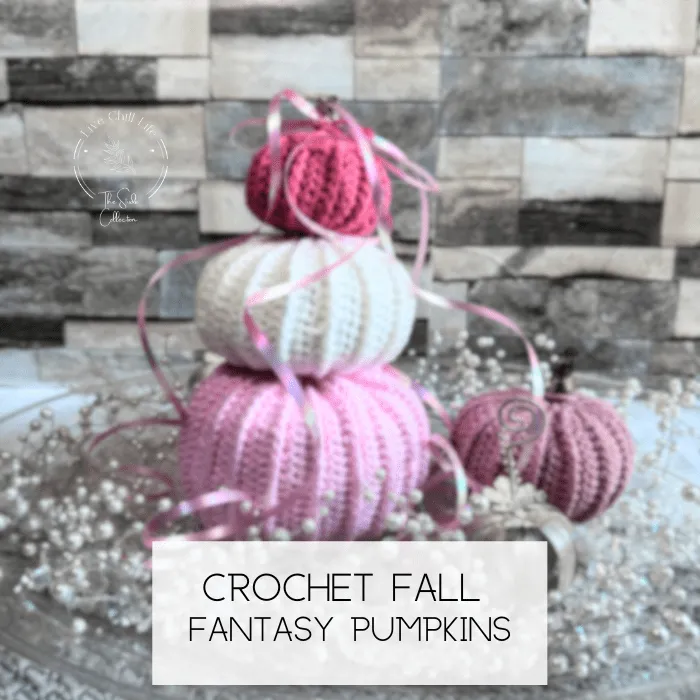 Crochet pumpkins fall decor