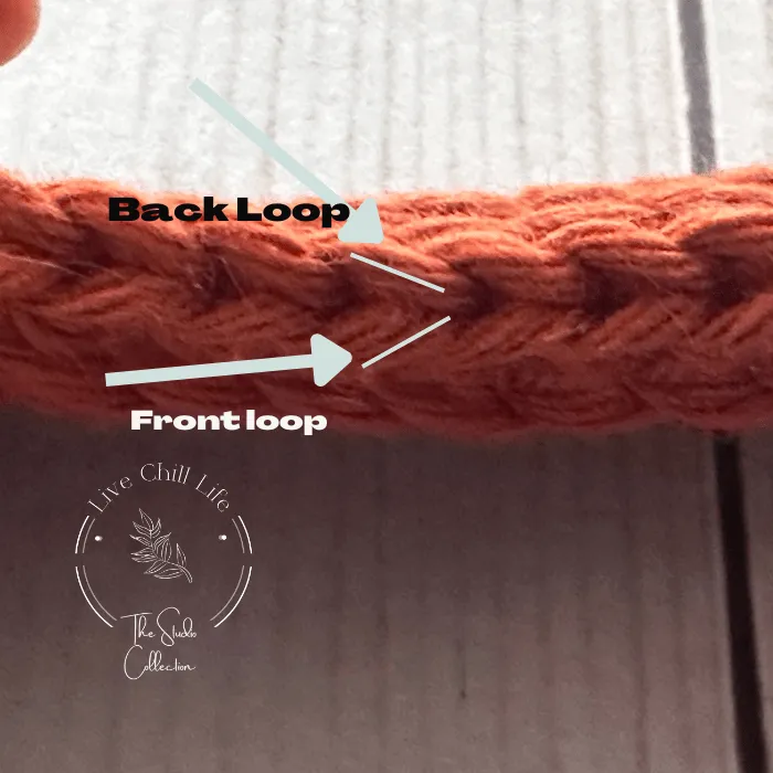 how to crochet back loop only