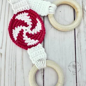 Crochet kitchen towel holder pattern