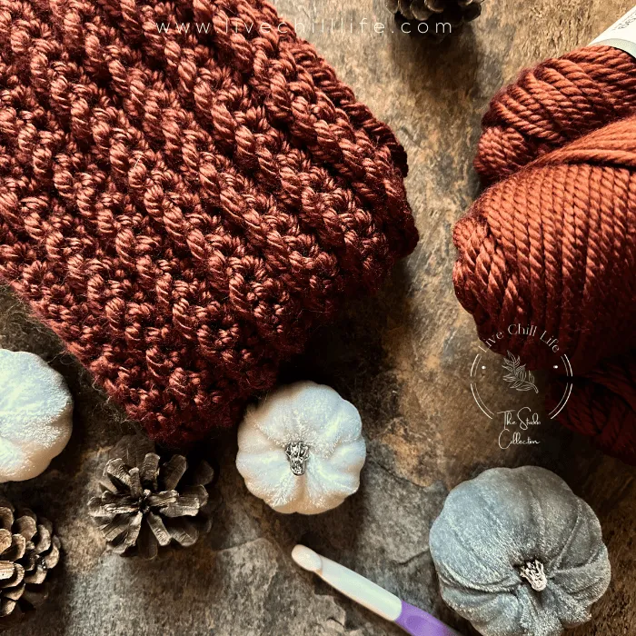 Ribbed crochet blanket pattern