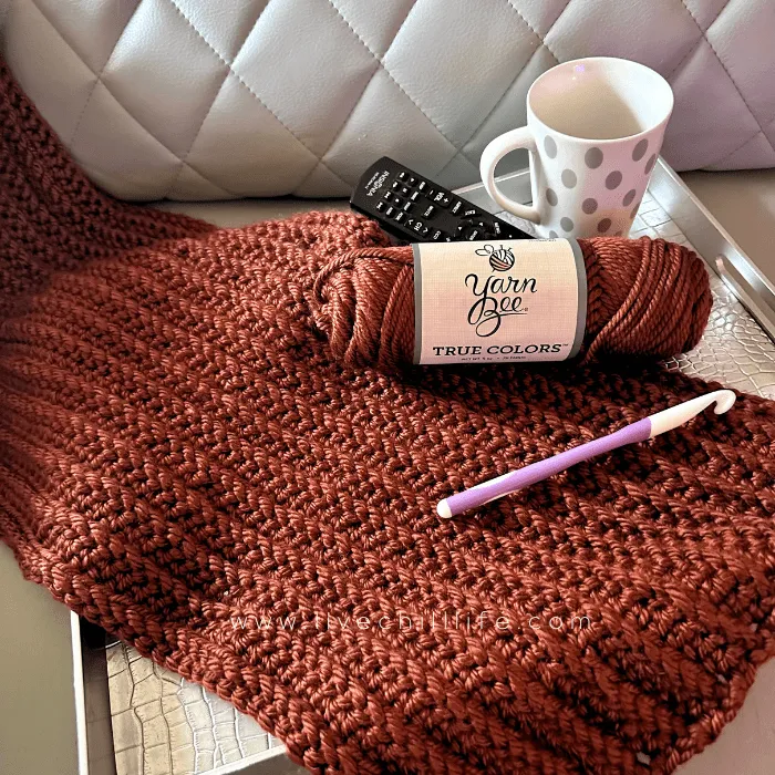 chunky ribbed crochet blanket pattern