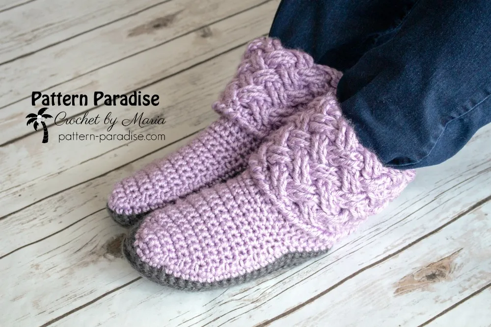 crochet boots free pattern
