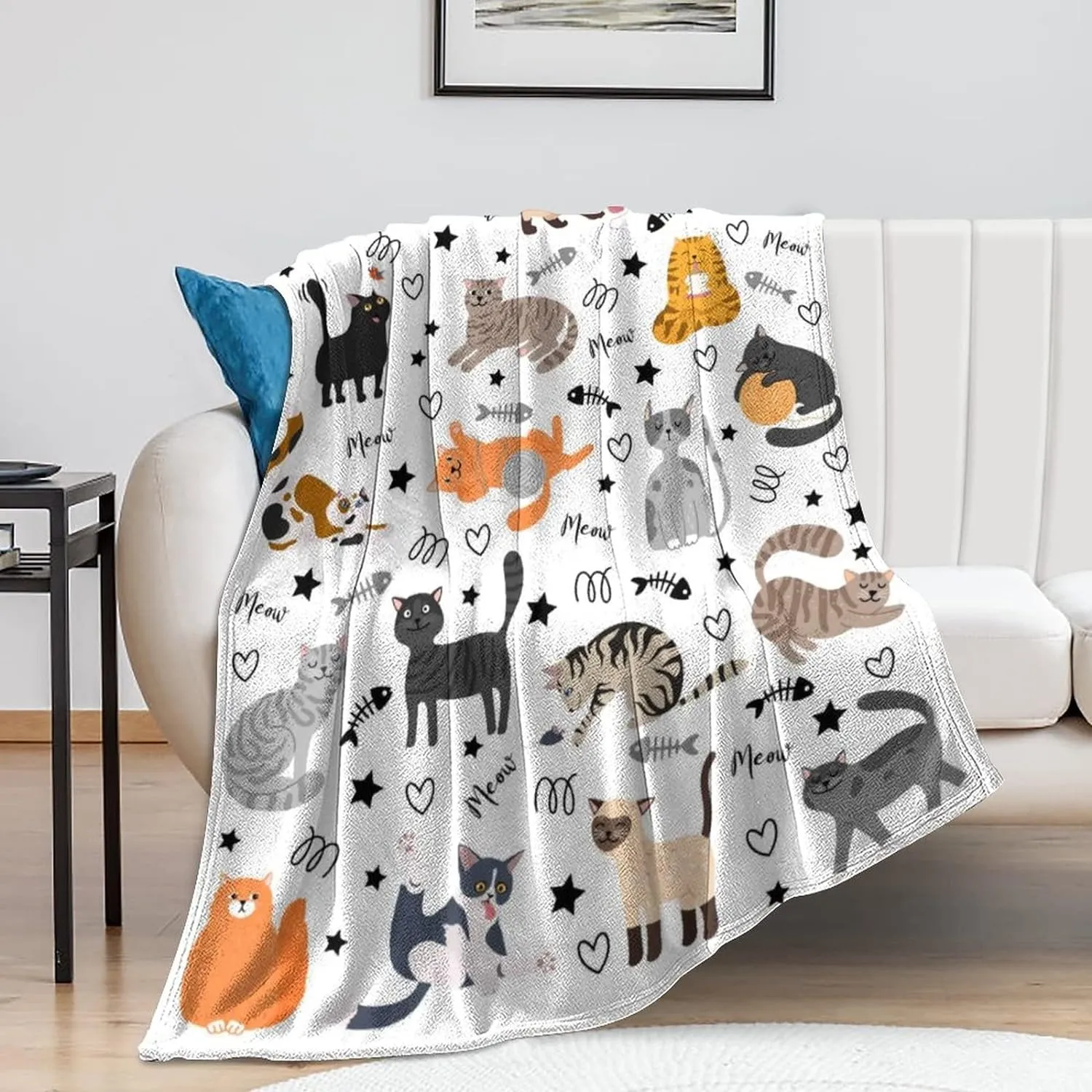 cat lover blanket gift