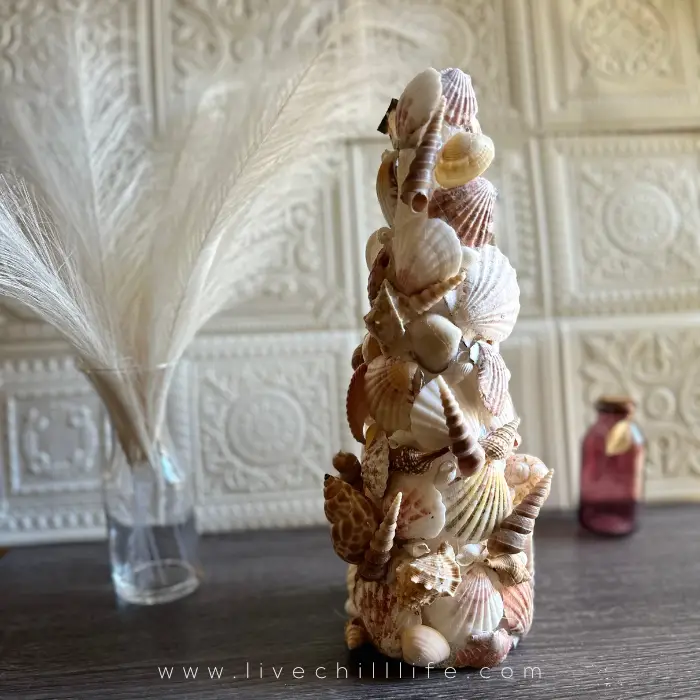 DIY sea shell tree