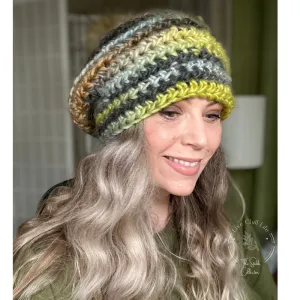 Bulky yarn slouch hat pattern