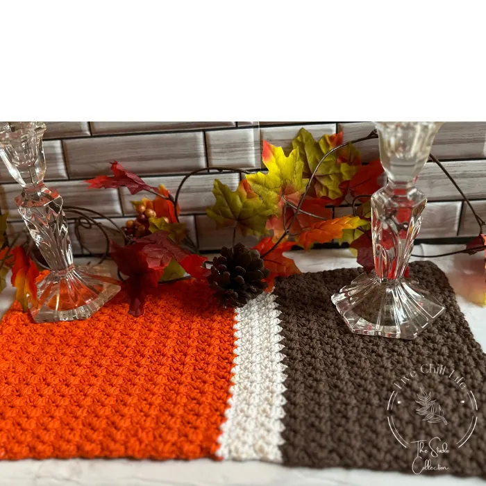 Thanksgiving crochet centerpiece