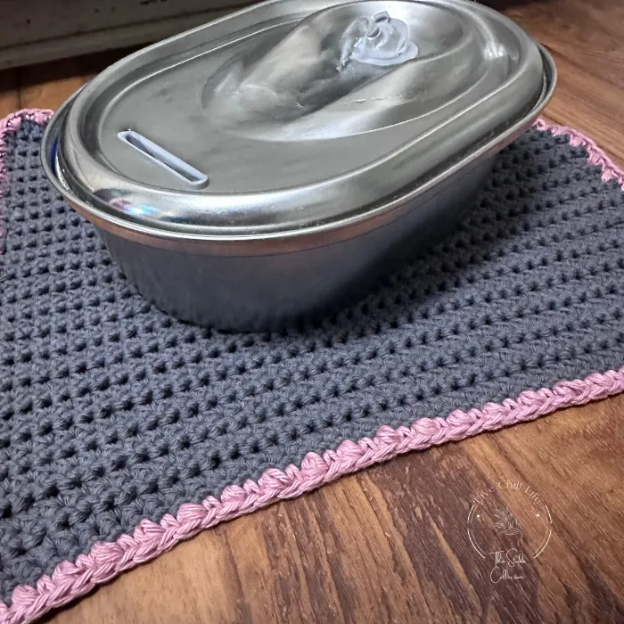 stainless steel pet fountain on mat