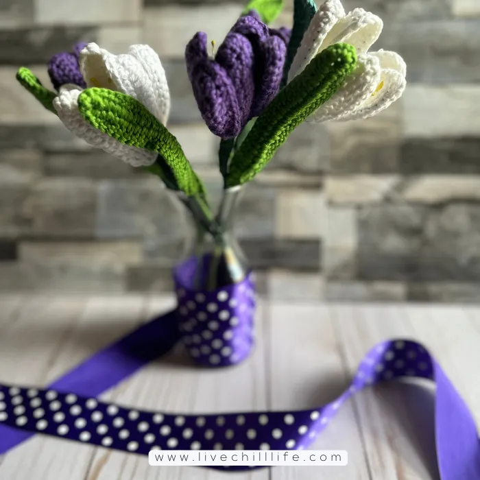 crochet tulips