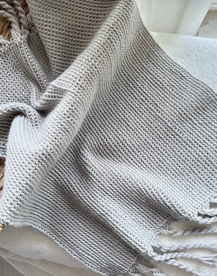 knit look crochet blanket