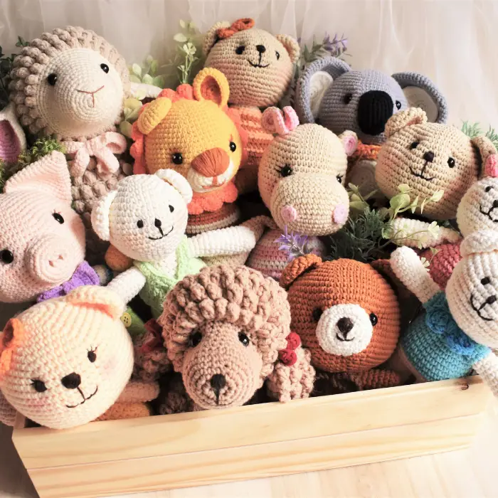cute crochet animals