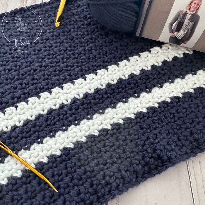 single crochet mesh stitch
